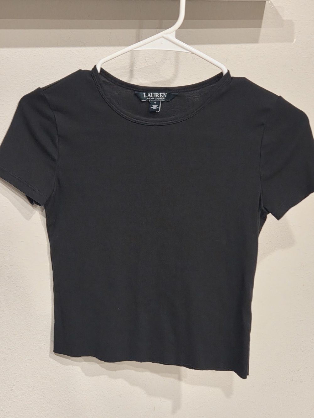 Ralph Lauren Black Short-Sleeve Crewneck Tee